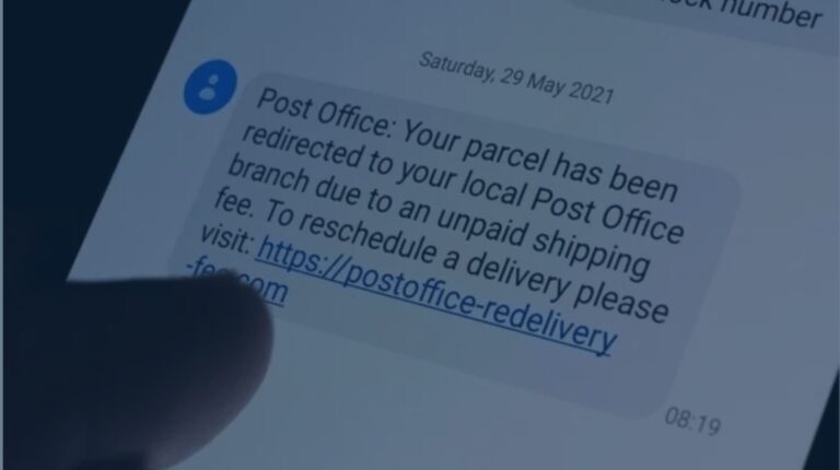 Fake Royal Mail redelivery text message asking for payment